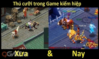 Sự khác nhau giữa thú cưỡi trong game kiếm hiệp xưa và nay